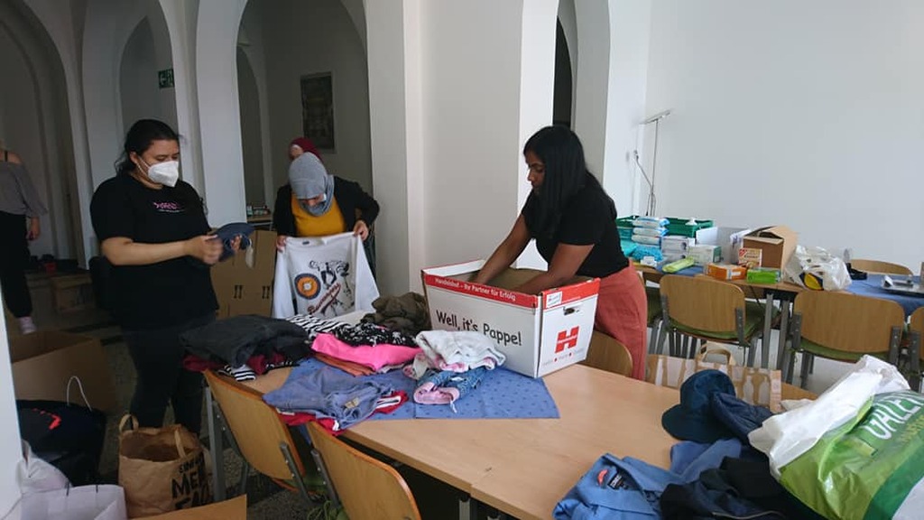 La Comunità di Mönchengladbach in Germania raccoglie aiuti per le vittime dell'alluvione